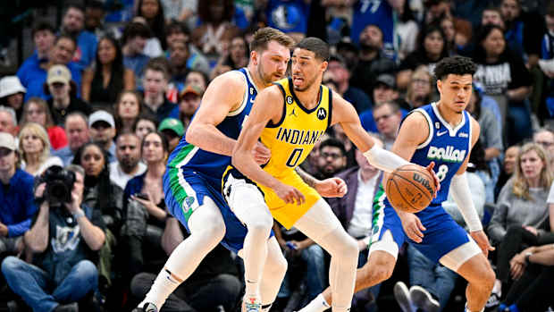 Tyrese Haliburton Luka Doncic Indiana Pacers Dallas Mavericks